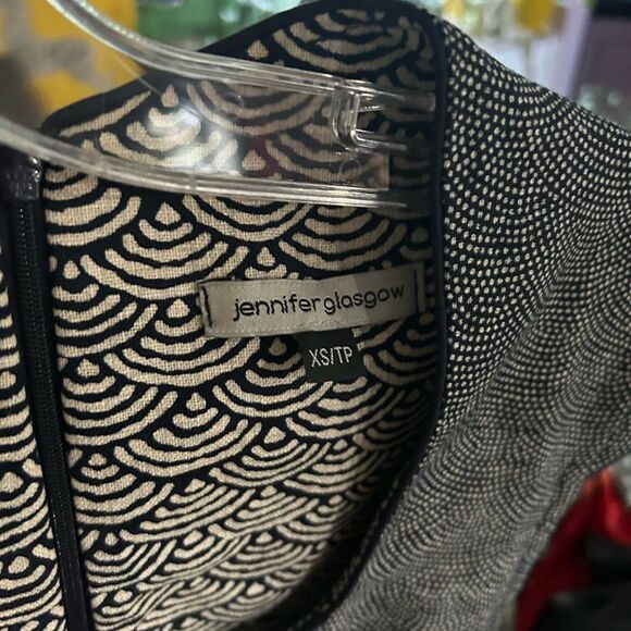 Jennifer Glasgow Chic Charcoal Cap Sleeve Mini Dress XS - Picture 13 of 13